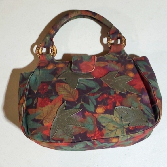Longaberger Fall Leaves Satchel or Shoulder Bag - Picture 1 of 10